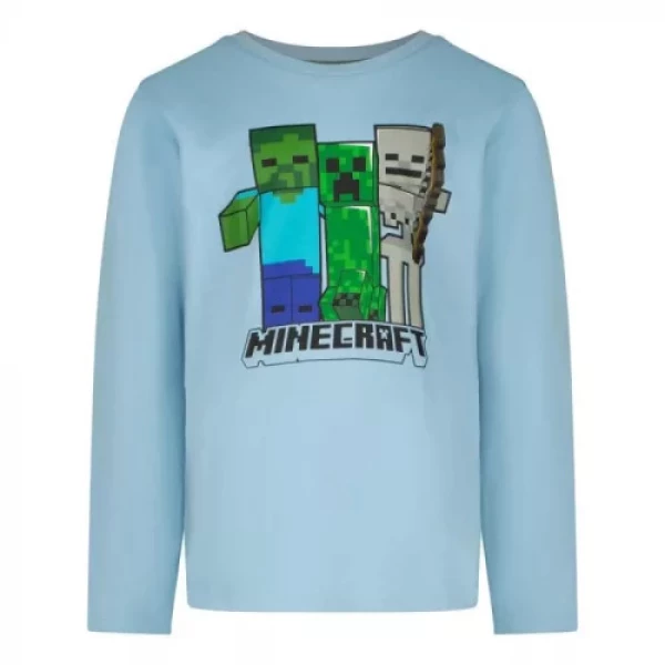 Minecraft Trio Blue gyerek hosszú ujjú póló, felső