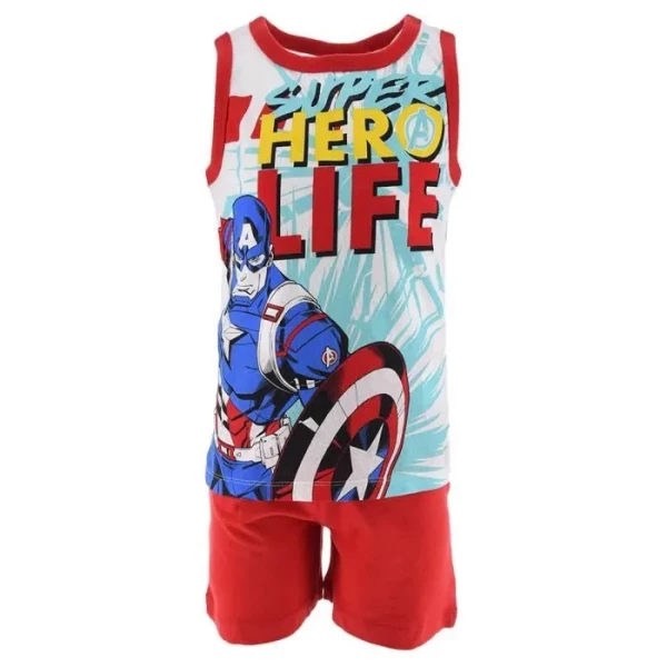 Bosszúállók Hero Life Red gyerek rövid pizsama