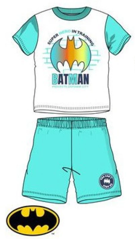 Batman Protects Blue gyerek rövid pizsama