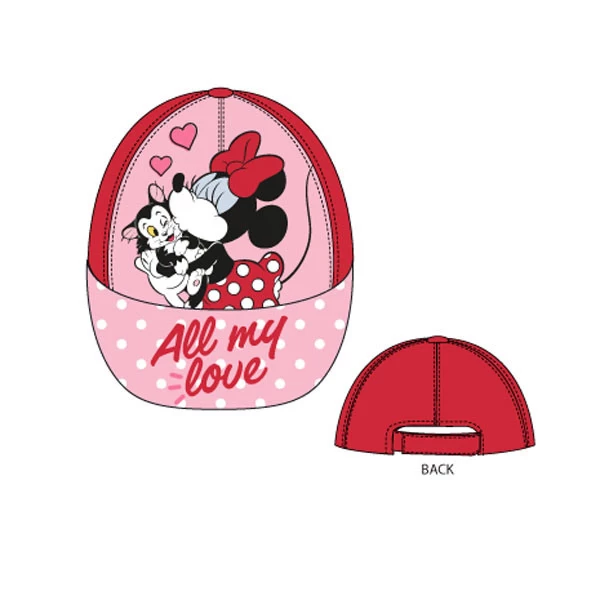 Disney Minnie All My Love Red gyerek baseball sapka