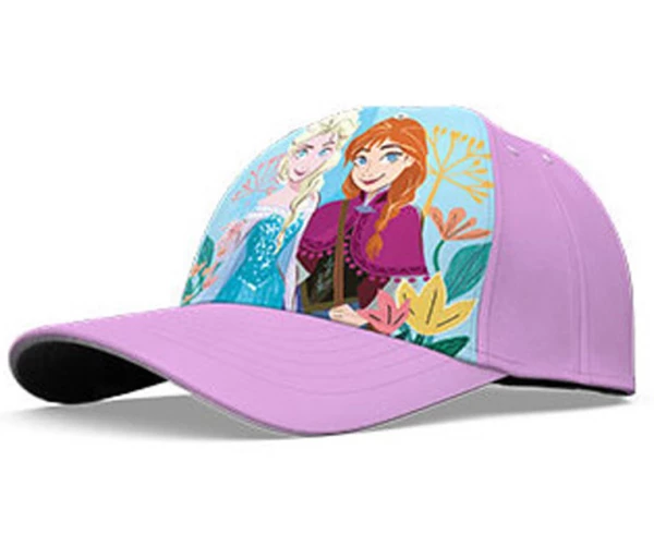Disney Jégvarázs Purple Flowers gyerek baseball sapka
