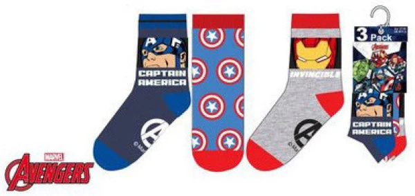 Bosszúállók Captain America gyerek zokni 