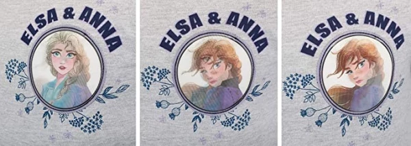 Disney Jégvarázs Sisters gyerek pulóver Hologramos mintával