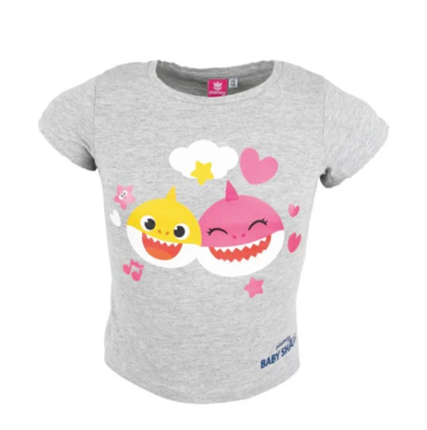 Baby Shark Fun Grey gyerek rövid póló, felső