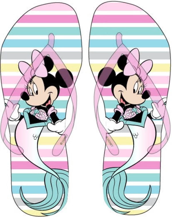 Disney Minnie Mermaid gyerek papucs, Flip-Flop