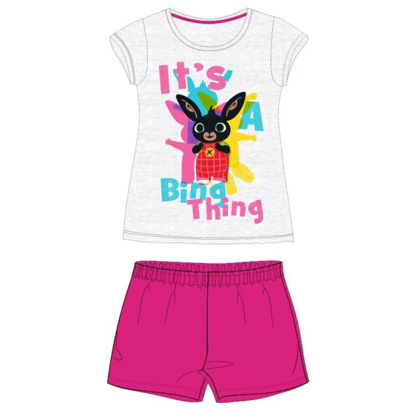 Bing Music Pink gyerek rövid pizsama
