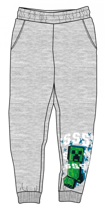 Minecraft Grey gyerek hosszú nadrág, jogging alsó