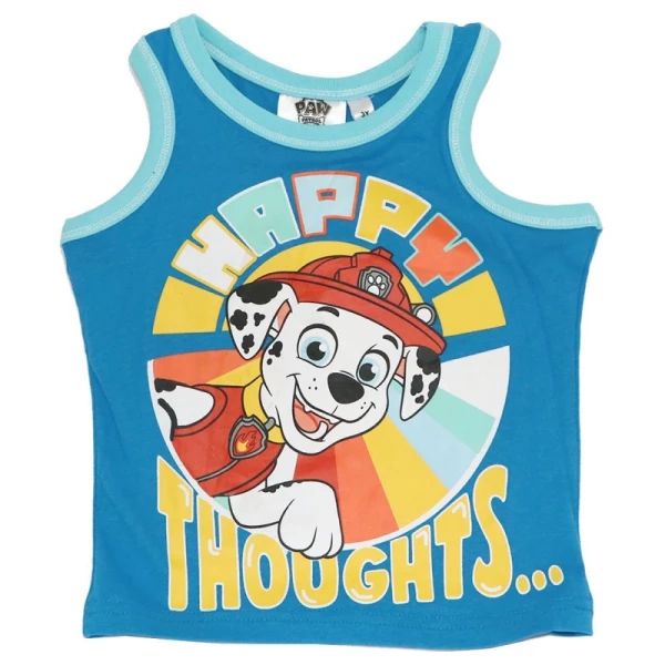 Mancs Őrjárat Happy Thoughts Blue gyerek rövid póló, felső