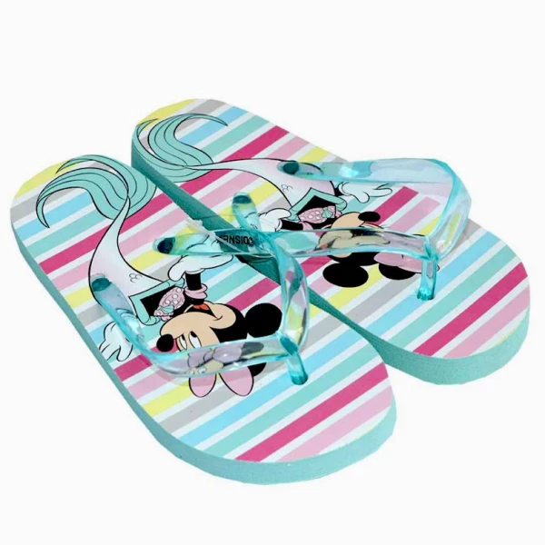 Disney Minnie Mermaid Blue gyerek papucs, Flip-Flop