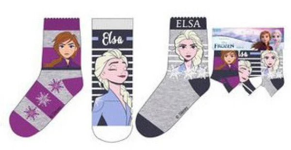 Disney Jégvarázs Sisters Grey gyerek zokni 