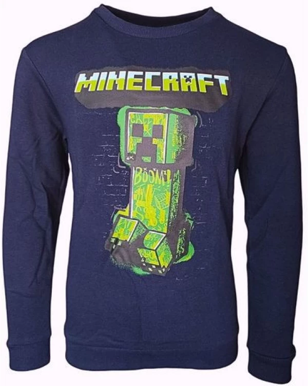 Minecraft Green Menace gyerek pulóver