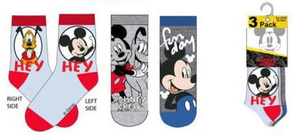 Disney Mickey Fun Day gyerek zokni 