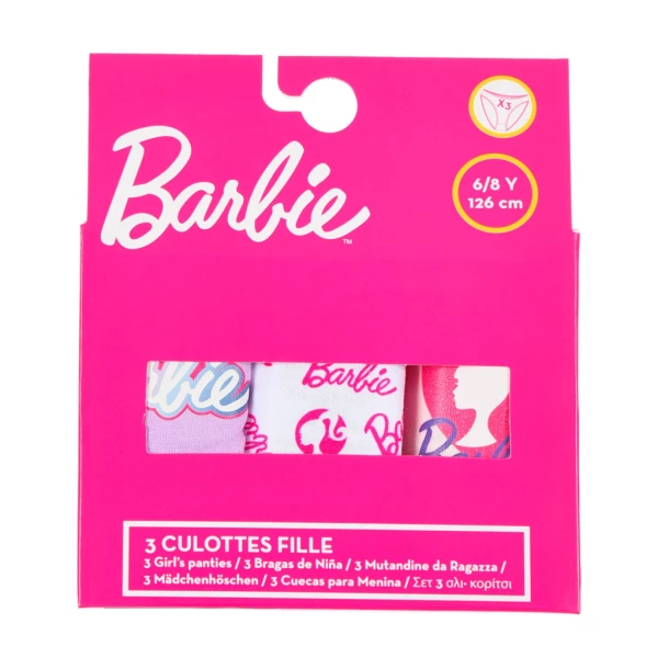 Barbie Pink Shadow gyerek fehérnemű, bugyi 3 darab/csomag