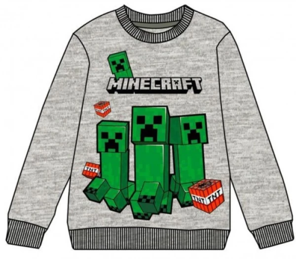 Minecraft Creeper Crew gyerek pulóver