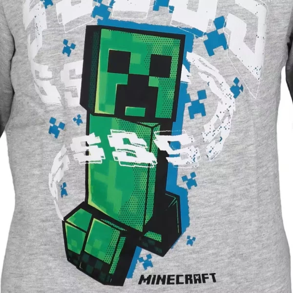 Minecraft Grey gyerek pulóver