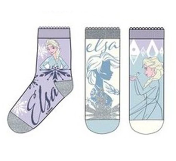 Disney Jégvarázs Icy Elsa gyerek zokni 