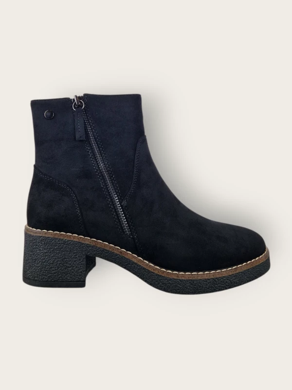 Velúr elegance bokacsizma