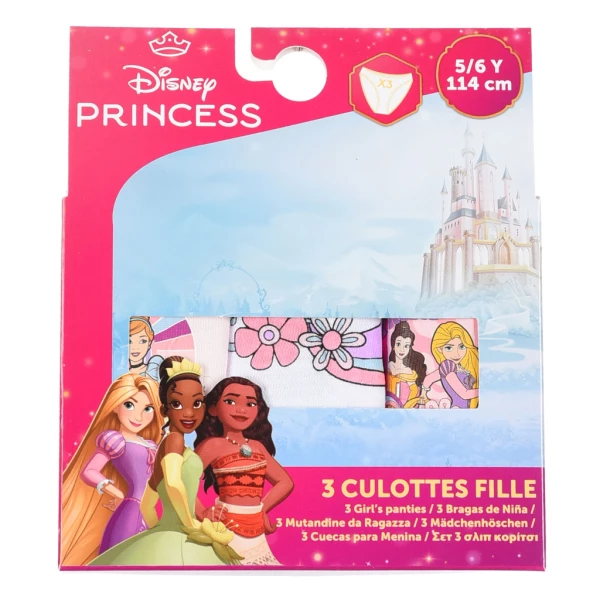 Disney Hercegnők Beauties gyerek fehérnemű, bugyi 3 darab/csomag