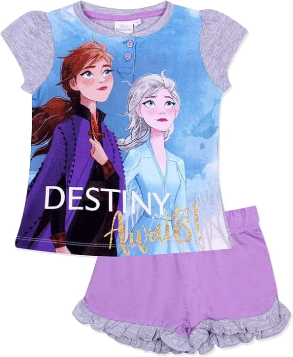 Disney Jégvarázs Destiny Awaits gyerek rövid pizsama Díszdobozban