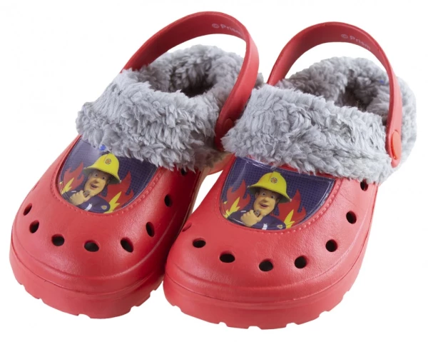 Sam a tűzoltó Red gyerek téli papucs clog