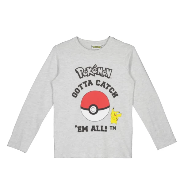 Pokémon Catch gyerek hosszú ujjú póló, felső