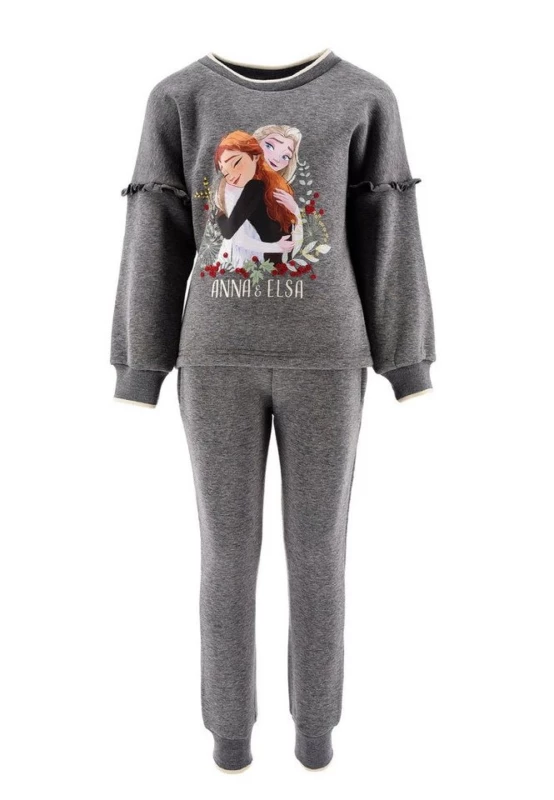 Disney Jégvarázs Fondness Grey gyerek flitteres melegítő, jogging szett