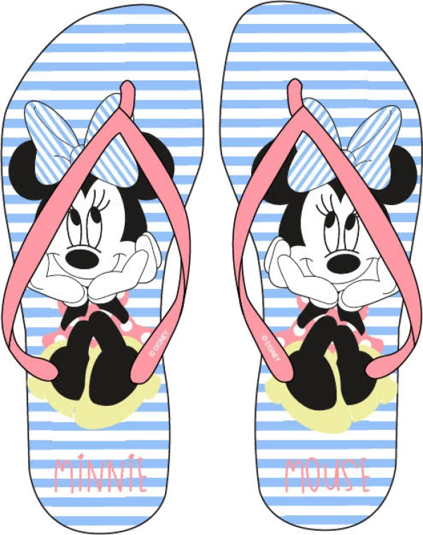 Disney Minnie Blue Bow gyerek papucs, Flip-Flop