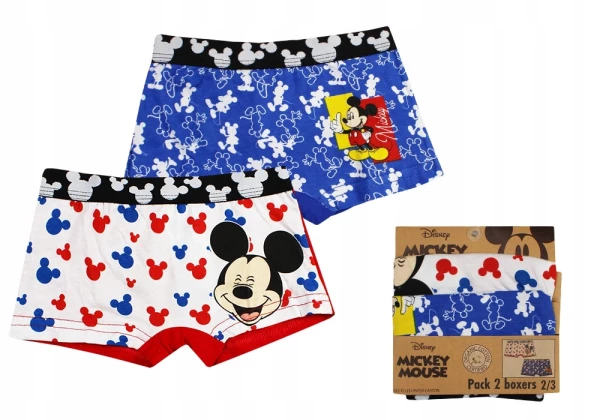 Disney Mickey Blue gyerek boxeralsó 2 darab/csomag