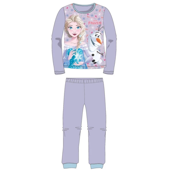 Disney Jégvarázs Elsa and Olaf Purple gyerek hosszú pizsama