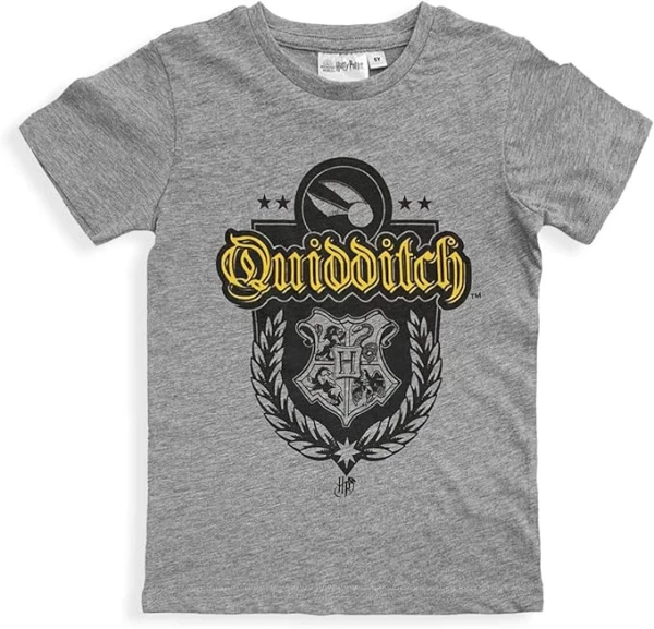 Harry Potter Quidditch Grey gyerek rövid póló, felső