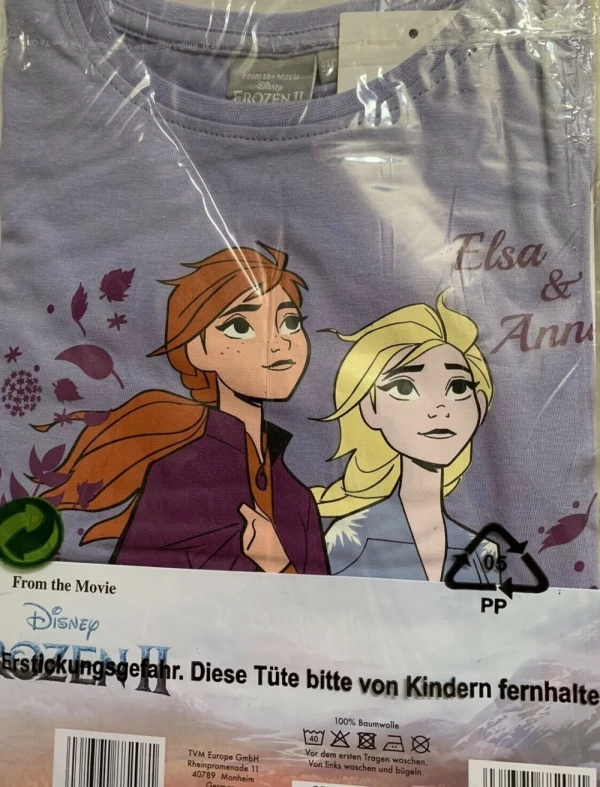 Disney Jégvarázs Sisters gyerek hosszú póló, felső