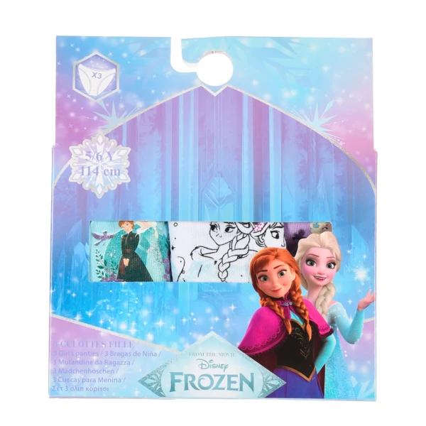 Disney Jégvarázs Kingdom gyerek fehérnemű, bugyi 3 darab/csomag