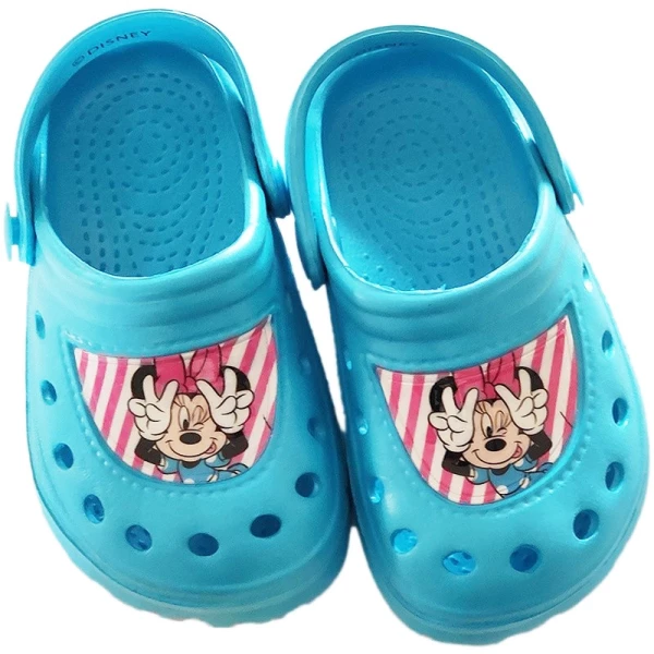 Disney Minnie Peek-a-Bow Blue gyerek papucs clog